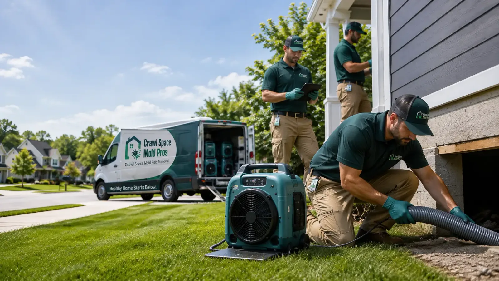 Crawl Space Mold Removal in Monroe, IN
